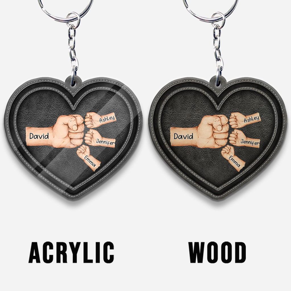 Best Dad/ Grandpa/ Papa... Ever - Personalized Father Keychain