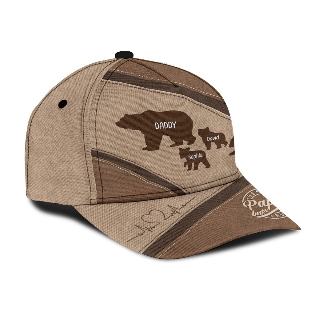 Papa Bear - Personalized Father Classic Cap