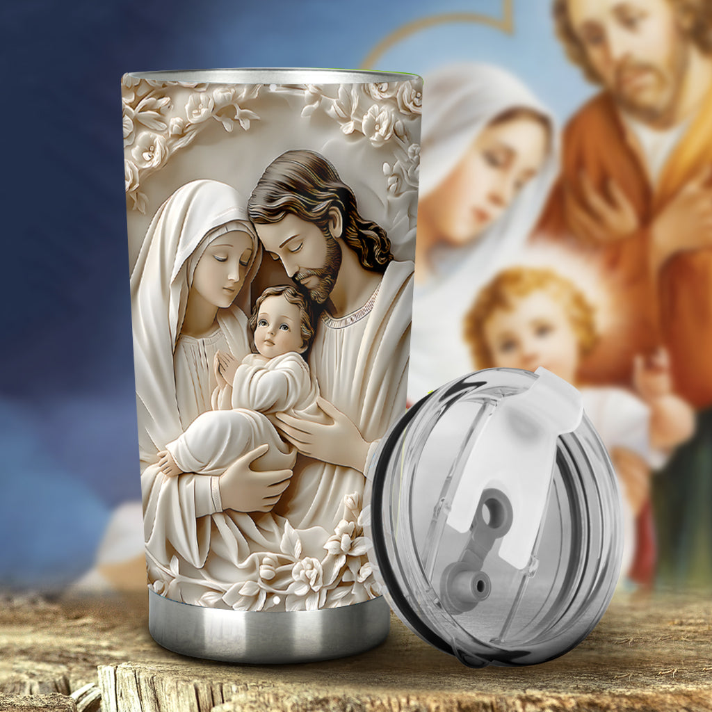 The Holy Family - Christian Tumbler