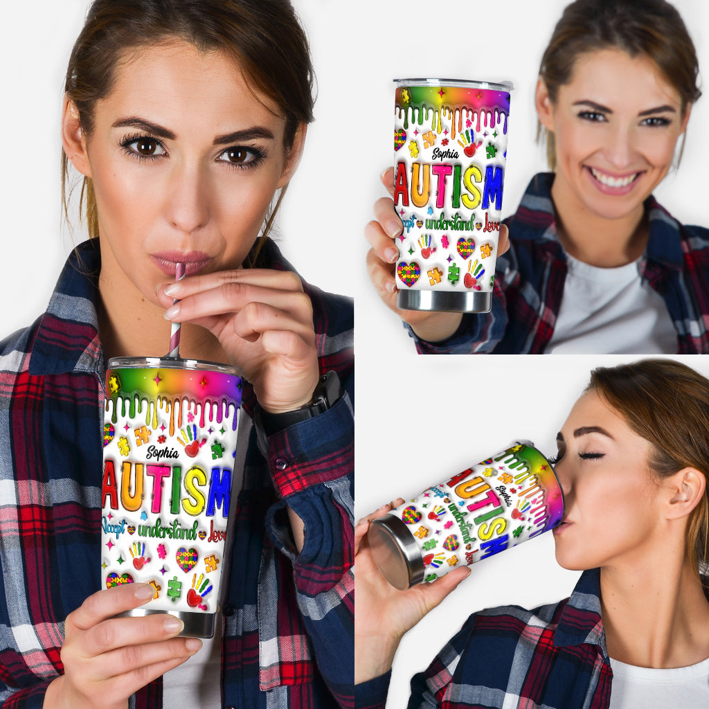 Autism Awareness - Personalized Autism Awareness Tumbler