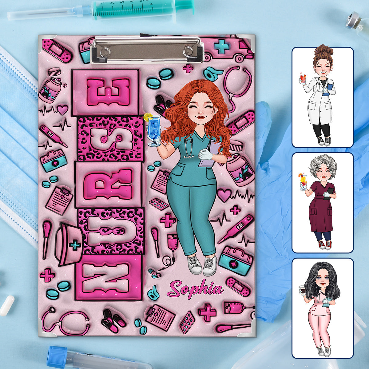 Nurse Life - Personalized Nurse Clipboard