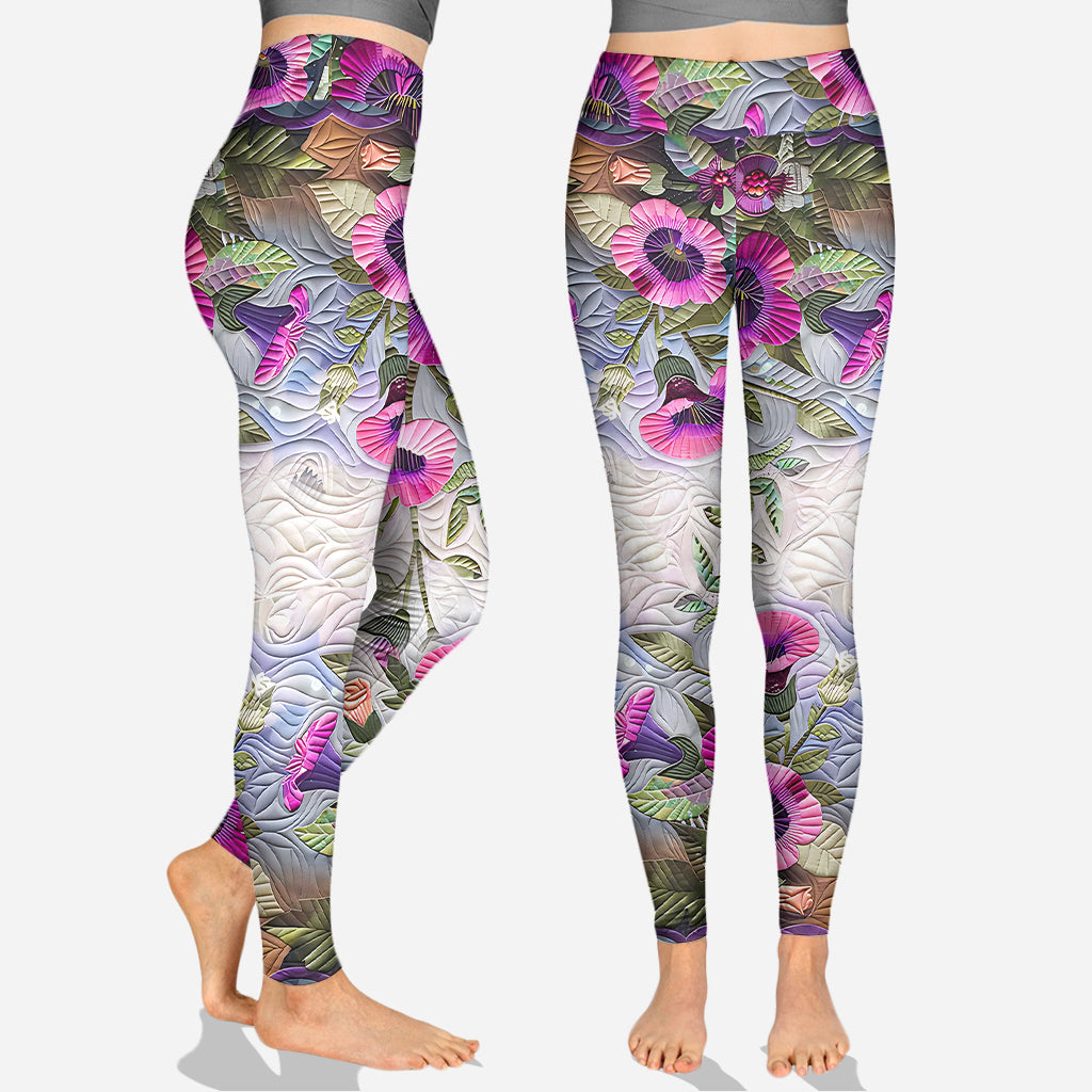 Beautiful Hummingbird - Personalized Hummingbird Hoodie and Leggings