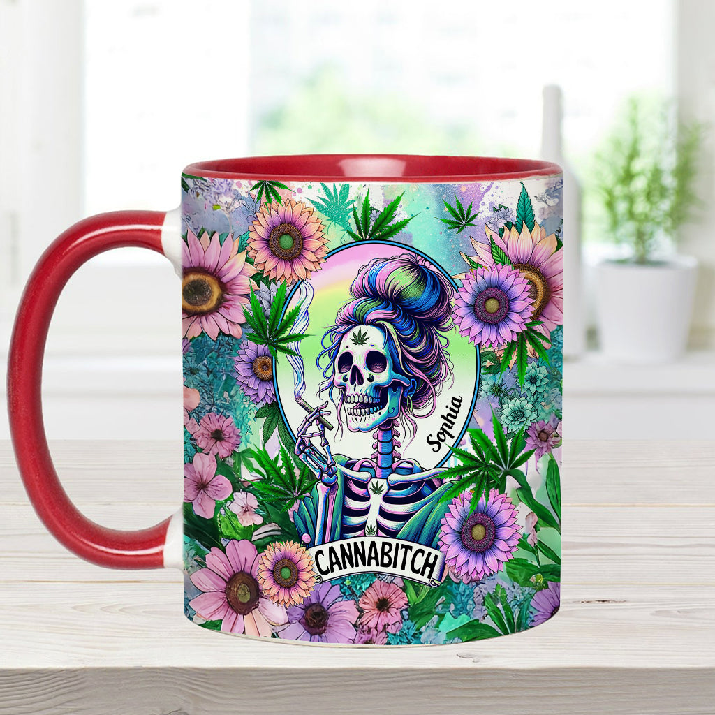Cannabitch - Personalized Weed Accent Mug