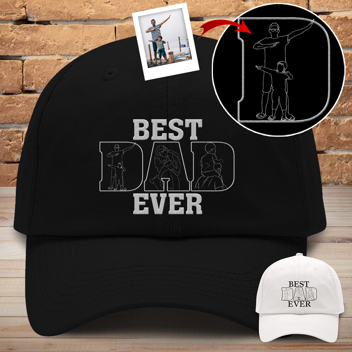 Best Dad/ Mom/ Grandma/ Grandpa/ Uncle... Ever - Personalized Father Embroidered Classic Cap