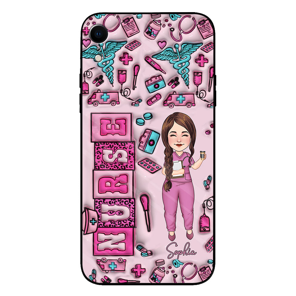 Nurse Life - Personalized Nurse Clear Phone Case