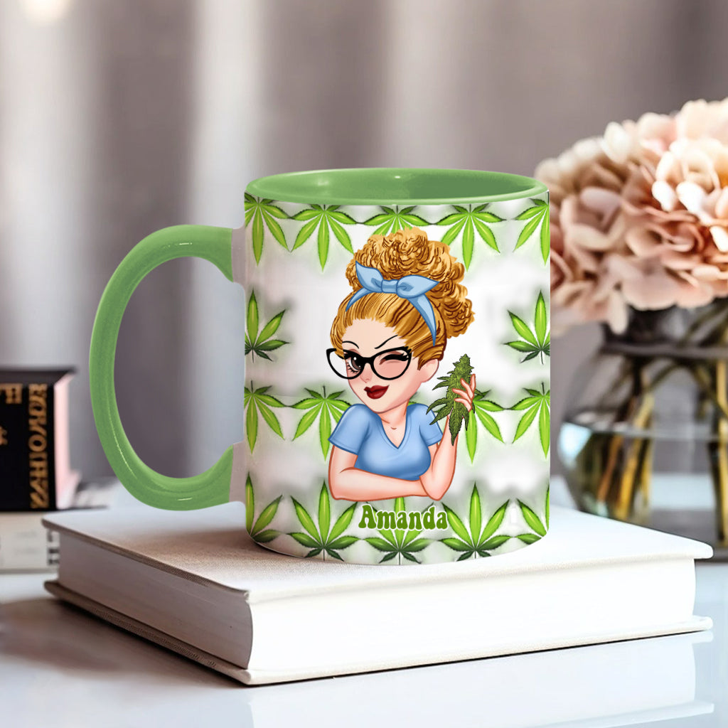Pretty Little Pothead - Personalized Weed Accent Mug