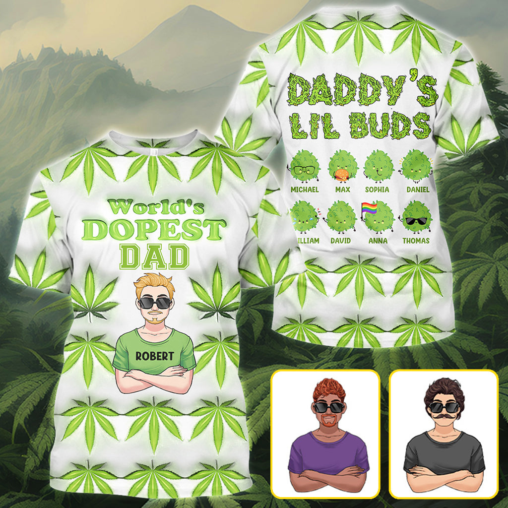 Dopest Dad Ever - Personalized Father All Over Shirt