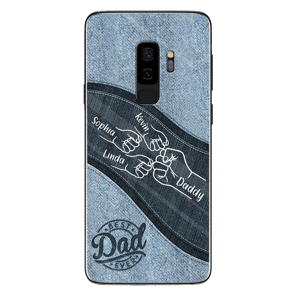 Daddy And Me Daddy's Team - Personalized Father Phone Case