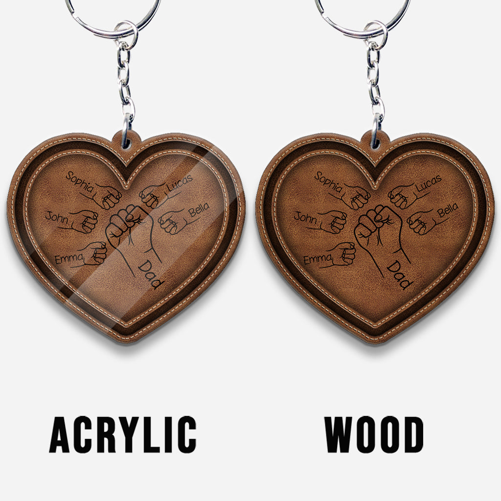 Best Dad/ Grandpa/ Papa... Ever - Personalized Father Keychain