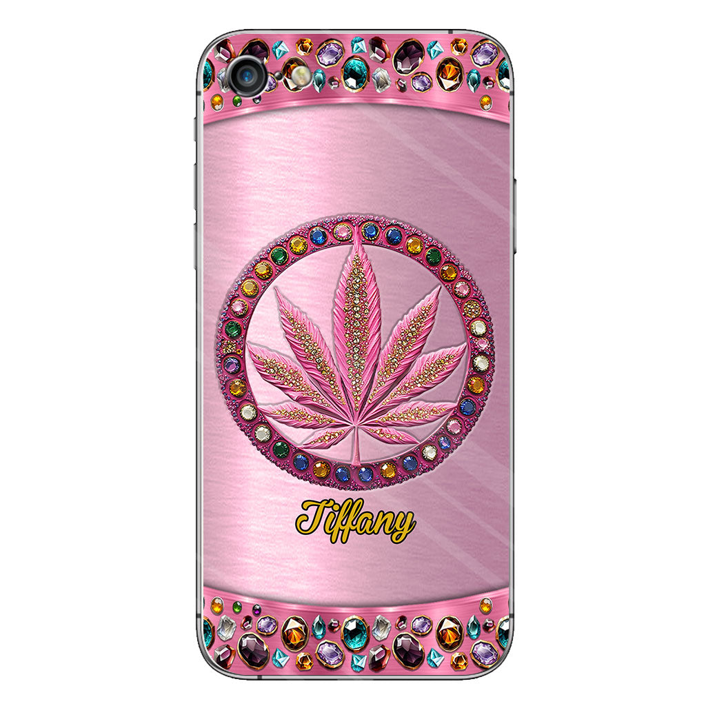 Stoner Chick - Personalized Weed Clear Phone Case