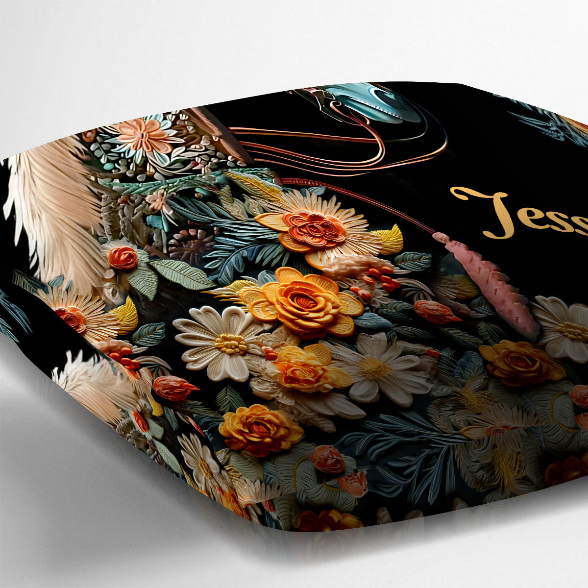 Love Horses - Personalized Horse Throw Pillow