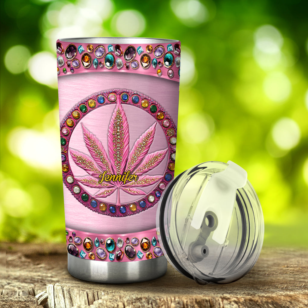 Stoner Chick - Personalized Weed Tumbler