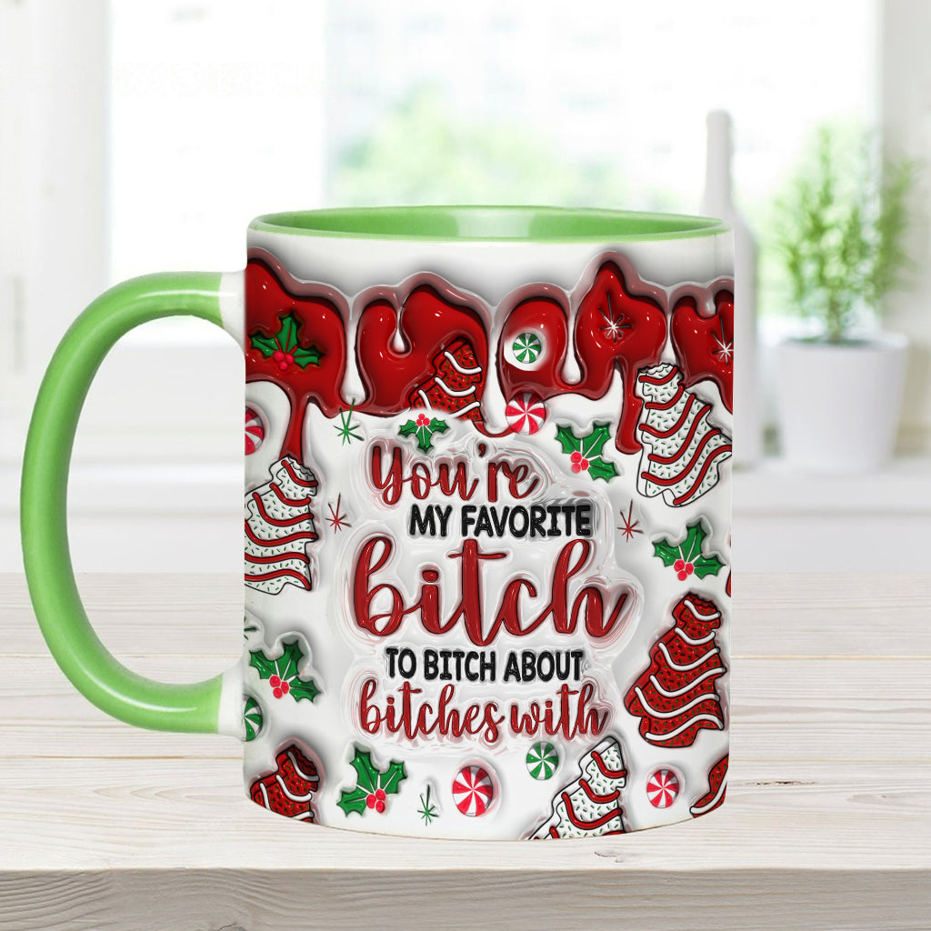 Best Bitches - Personalized Bestie Accent Mug
