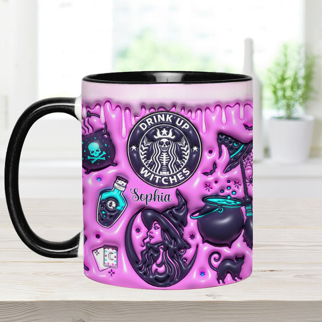 Drink Up Witches - Personalized Witch Accent Mug