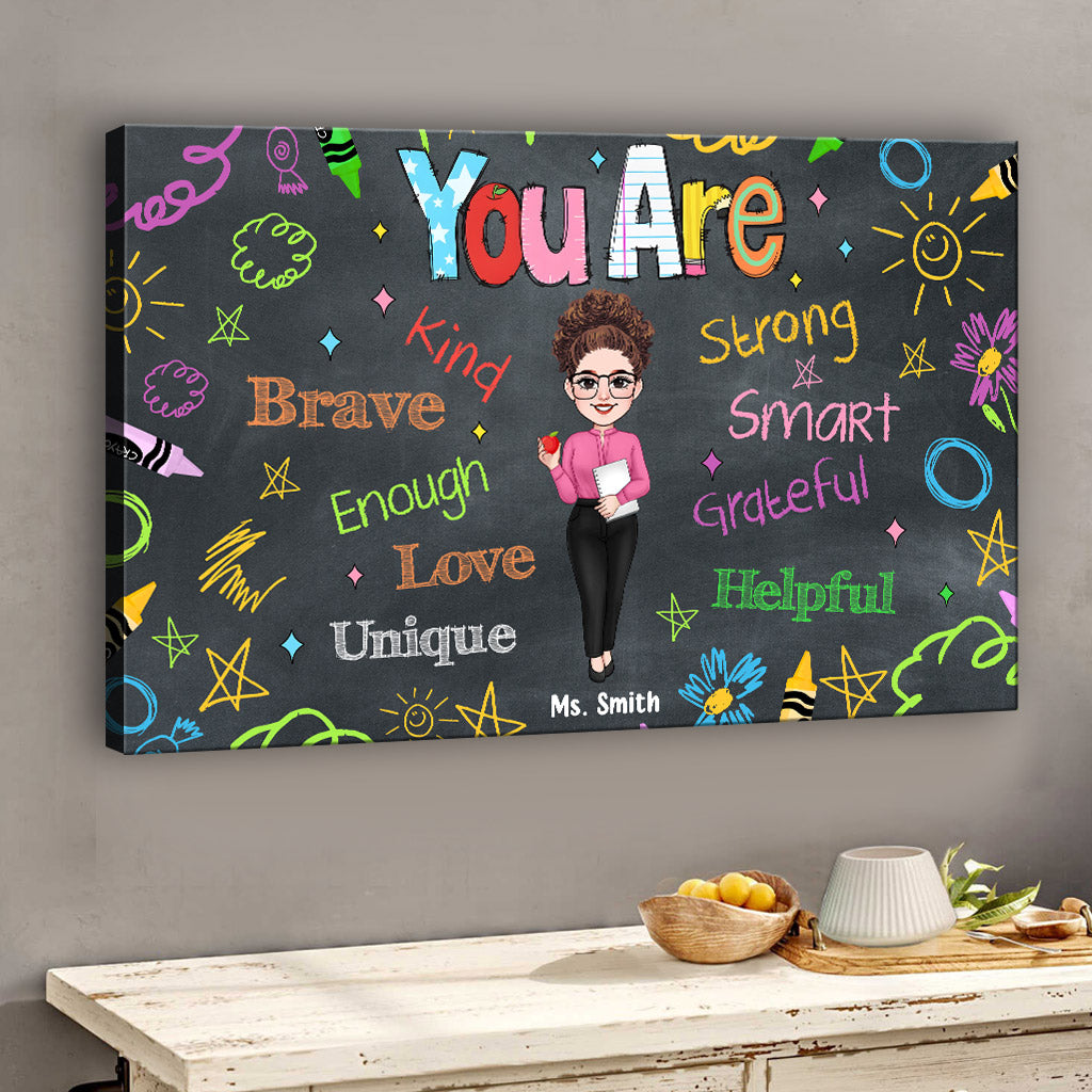 In This Class You Are Loved - Personalized Teacher Canvas And Poster