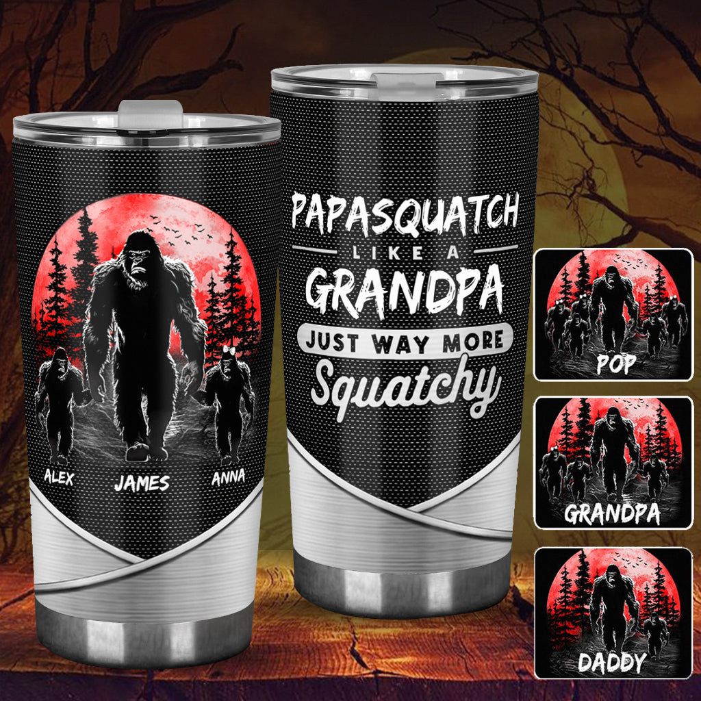 Papasquatch - Personalized Grandpa Tumbler