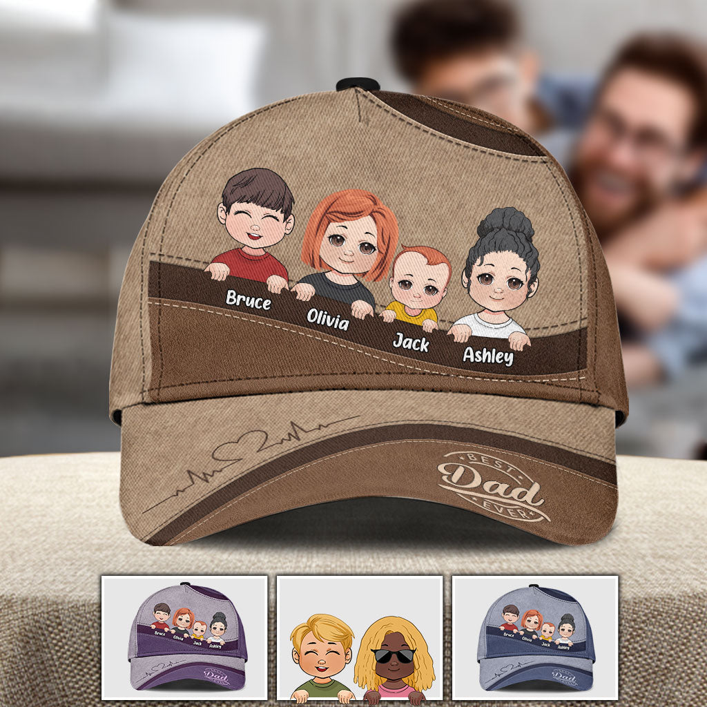 Daddy's Team Unbreakable Bond - Personalized Father Classic Cap