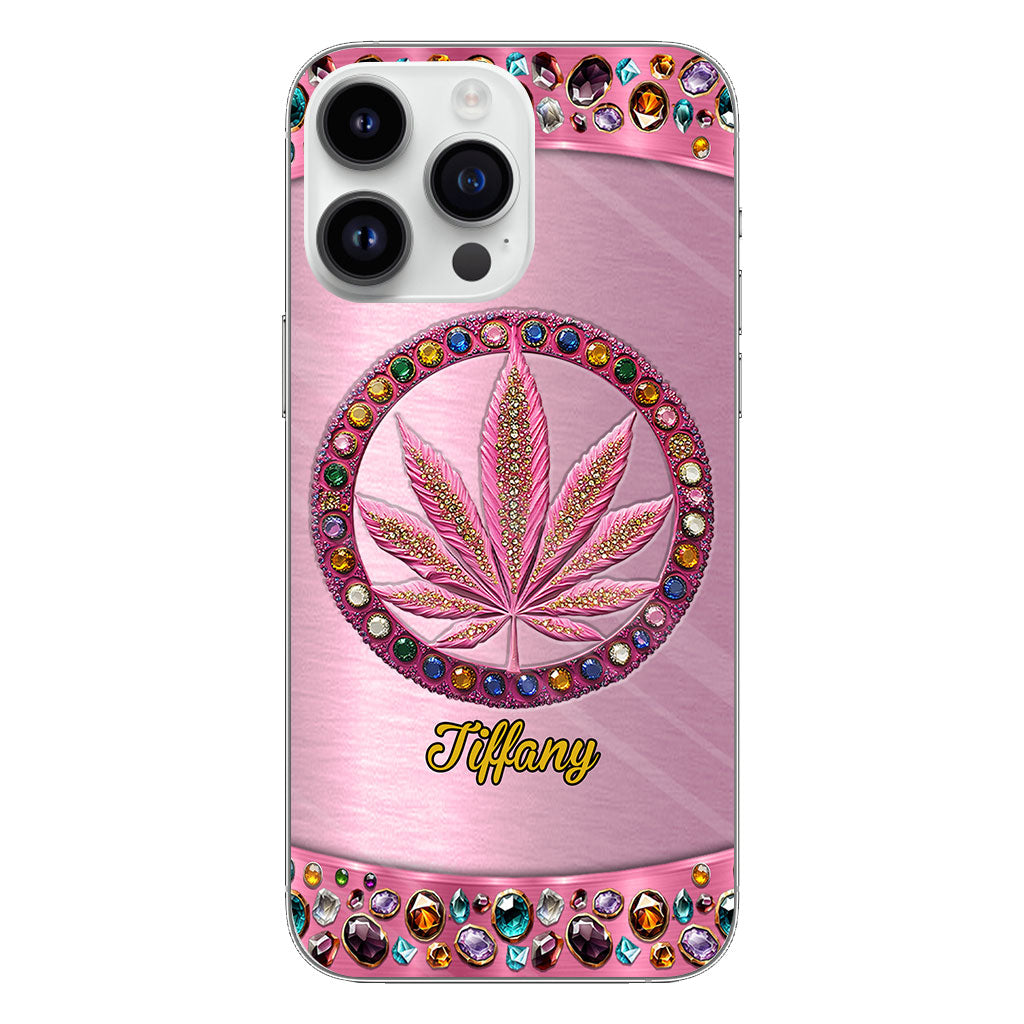 Stoner Chick - Personalized Weed Clear Phone Case