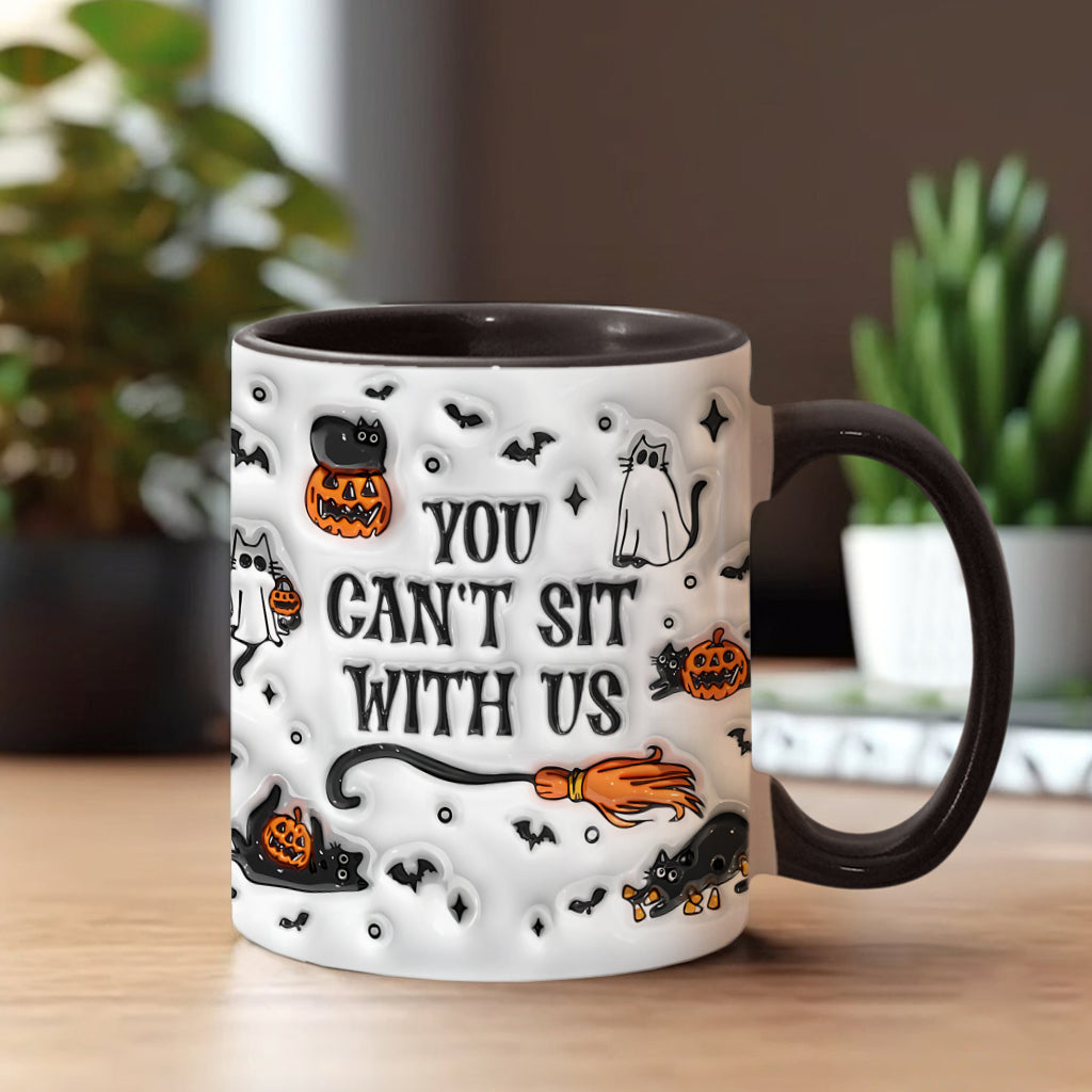 You Can't Sit With Us Best Witch - Personalized Bestie Accent Mug