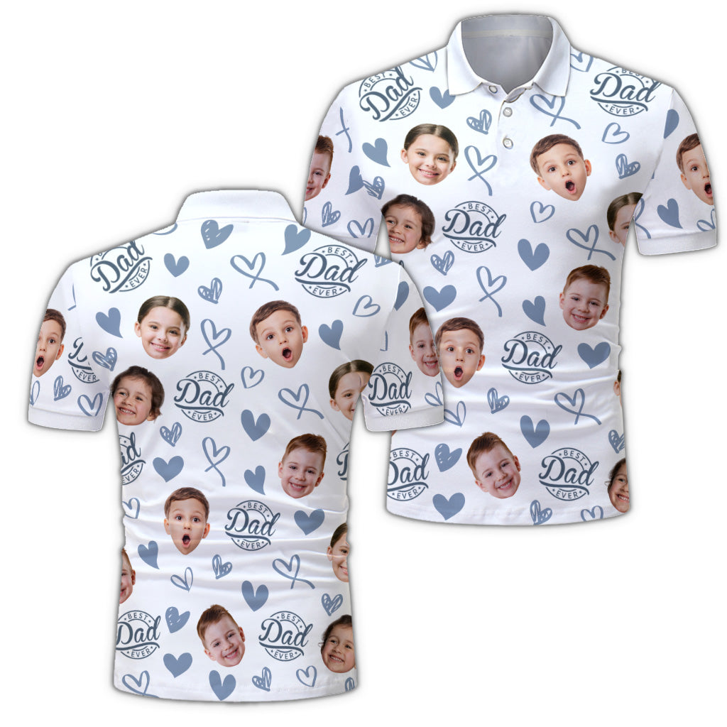 Best Dad Ever - Personalized Father Polo Shirt