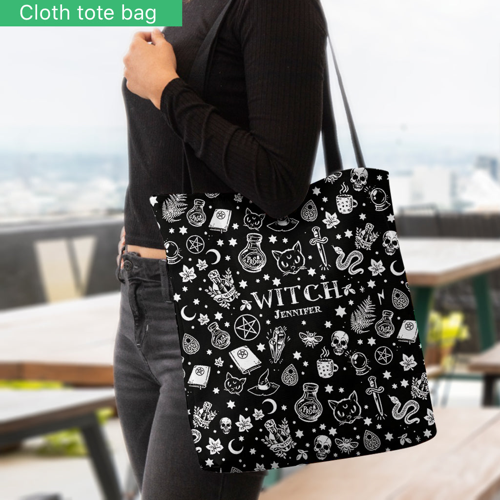 Witch - Personalized Witch Tote Bag