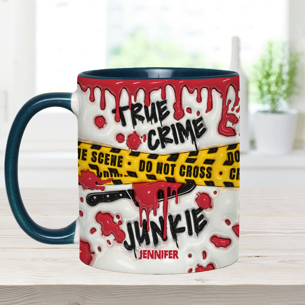 Do Not Cross - Personalized Accent Mug