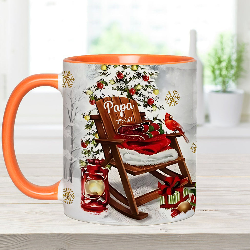 Christmas In Heaven - Personalized Memorial Accent Mug