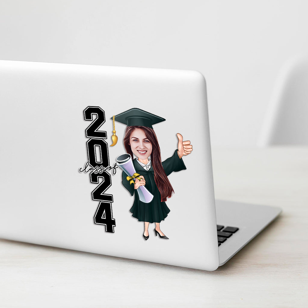 Class Of 2024 - Personalized Graduation Decal Die Cut