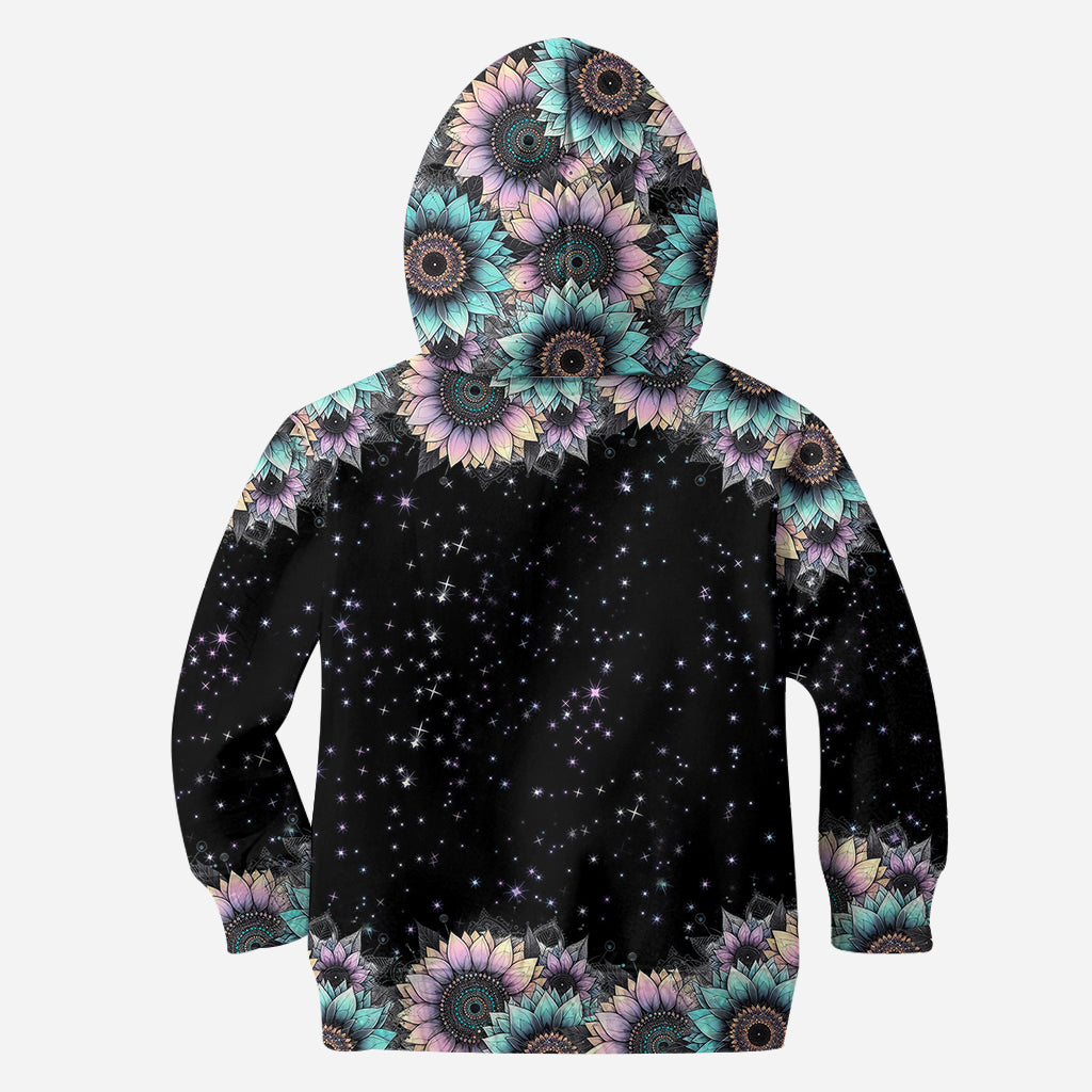 Zero F Given Pink Blue Sunflower - Personalized Skull All Over Shirt