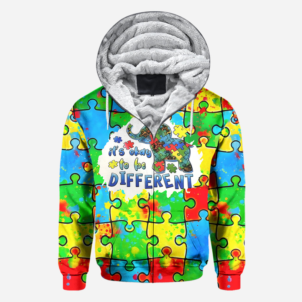 Its Ok To Be Different - Autism Awareness All Over Shirt