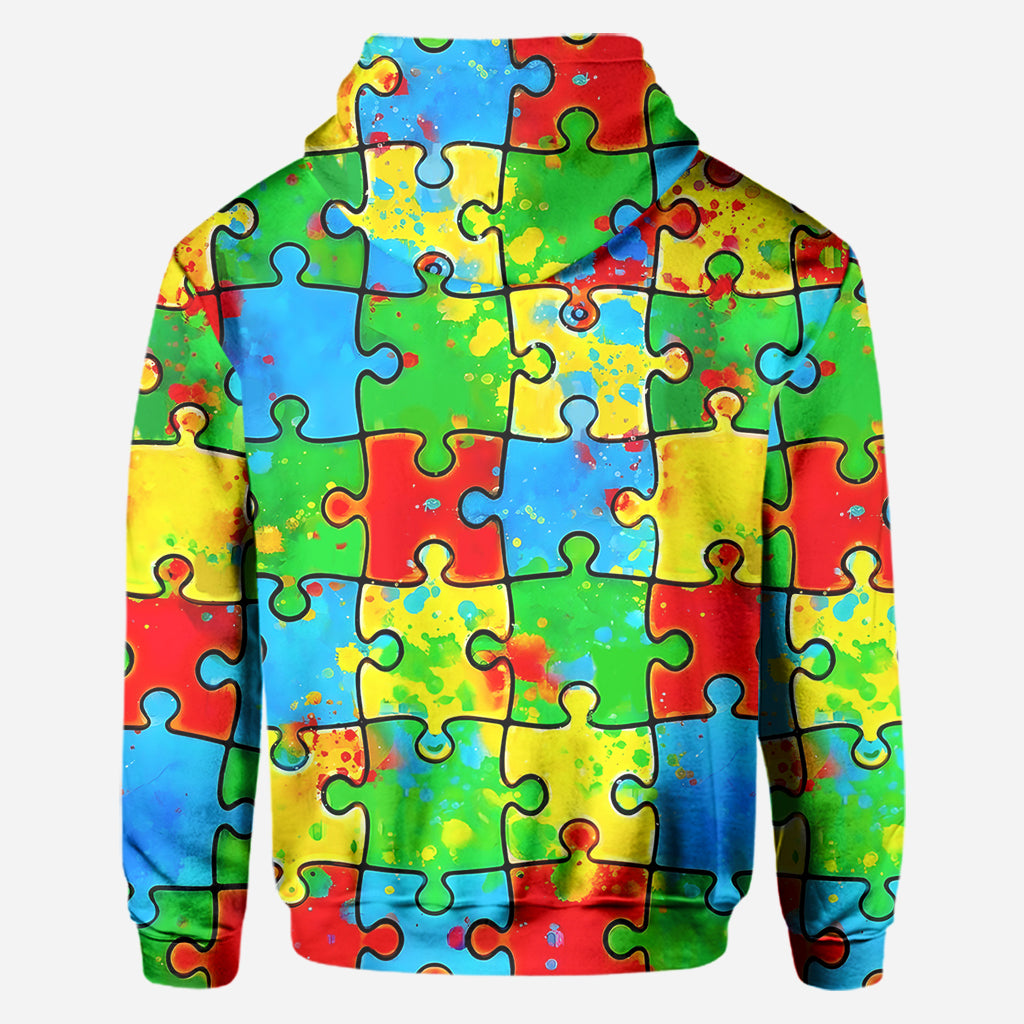 Its Ok To Be Different - Autism Awareness All Over Shirt