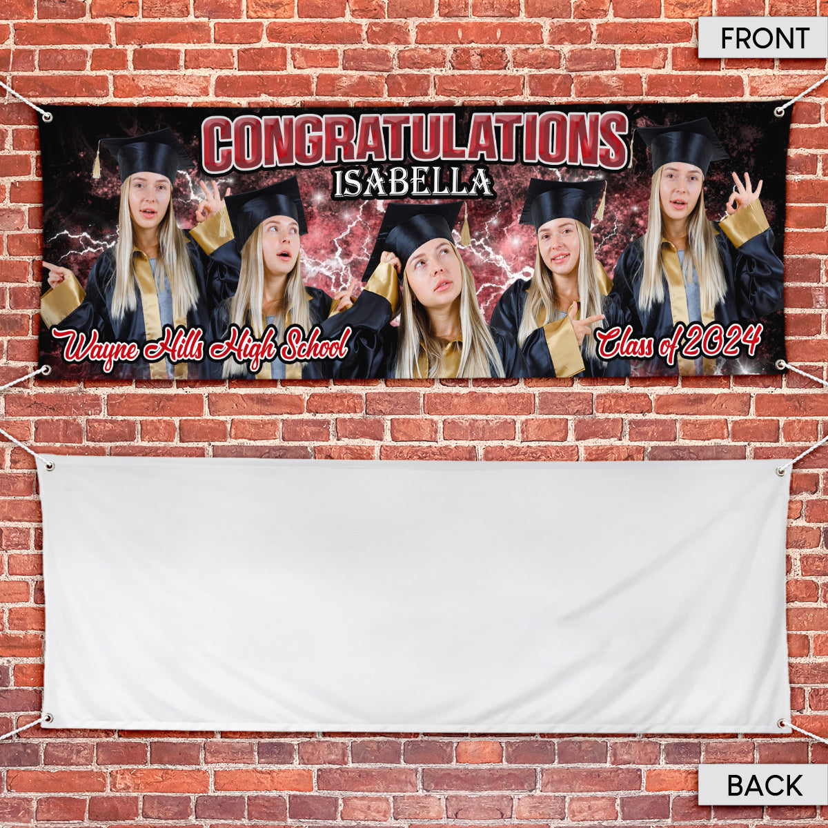 Congratulation - Personalized Graduation Banner