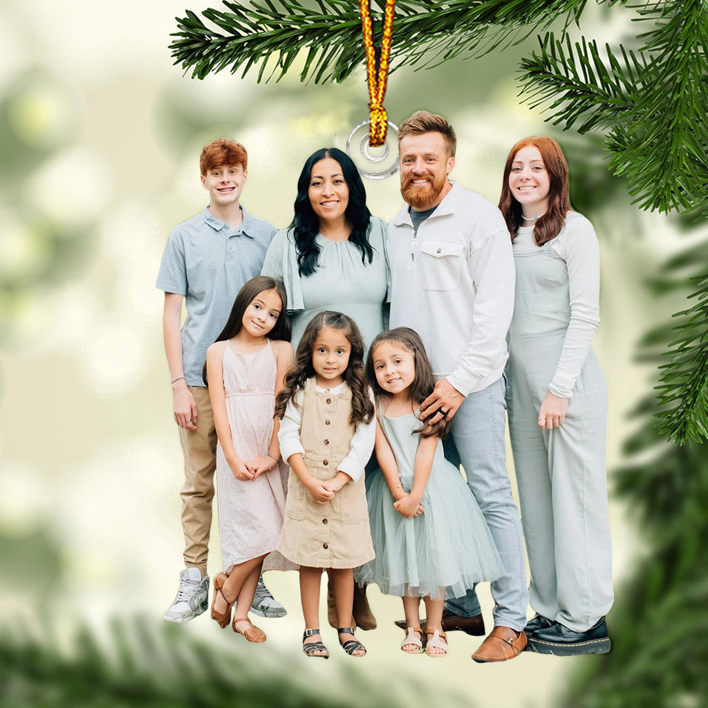 Any Photo Ornament - Personalized Family Custom Shaped Ornament