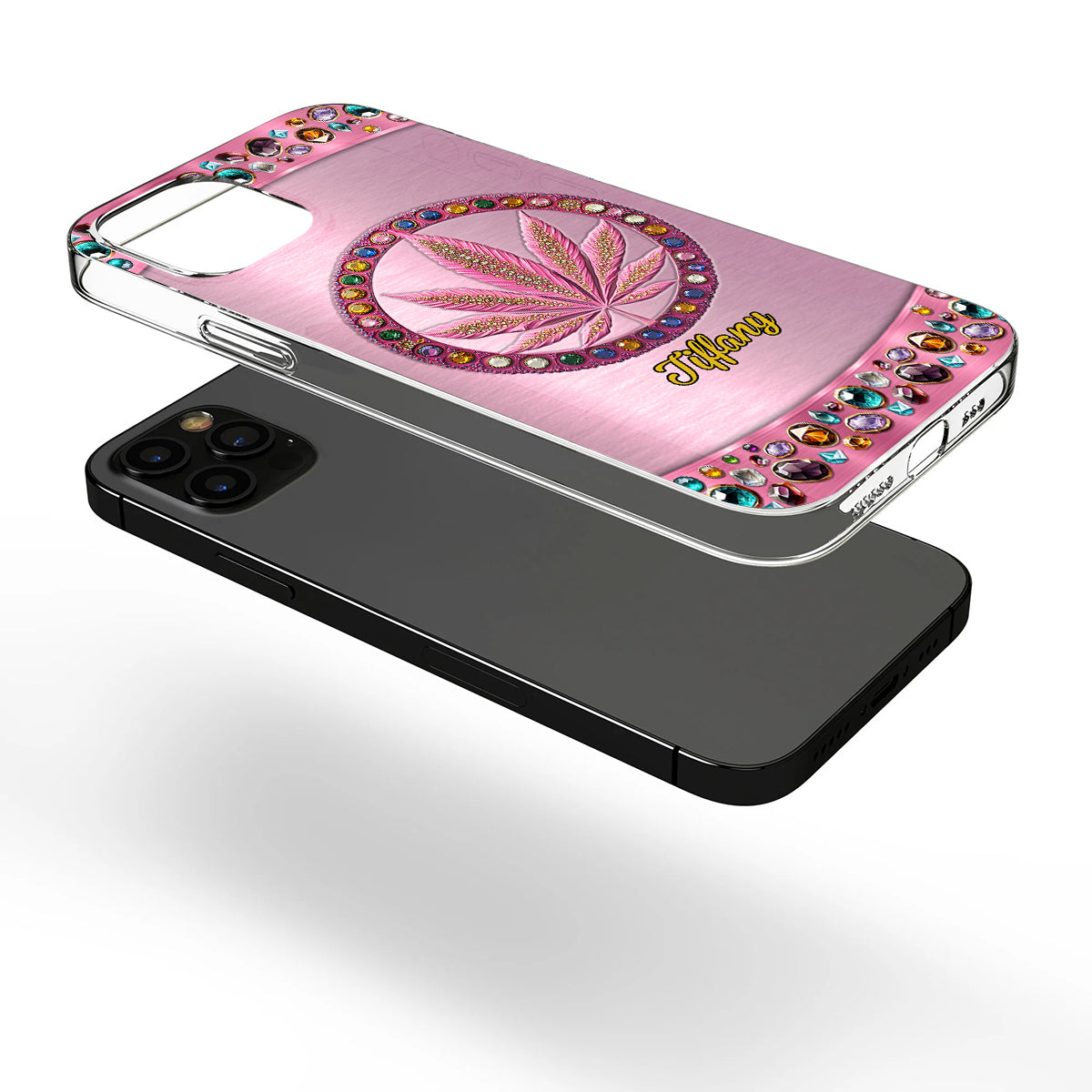 Stoner Chick - Personalized Weed Clear Phone Case