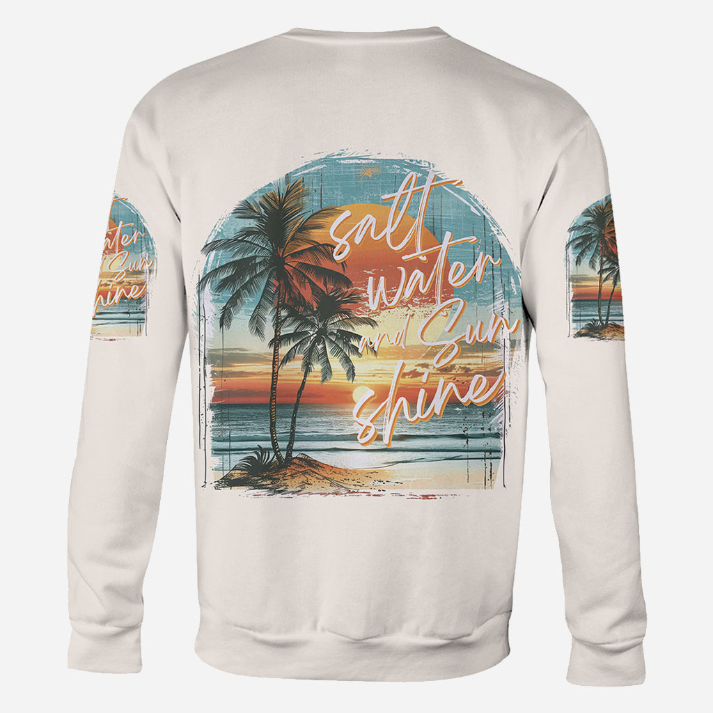 Salt Water Sunshine - Personalized Sea Lover All Over Shirt