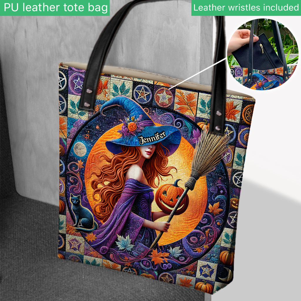 Beautiful Witch - Personalized Witch Tote Bag