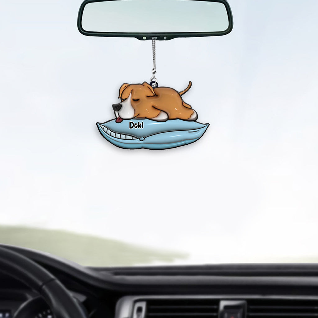 I Love My Dogs - Personalized Dog Car Ornament