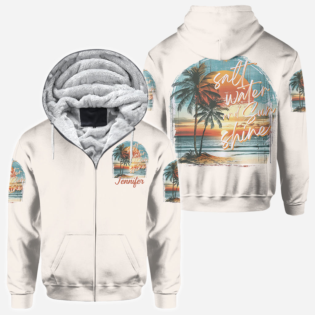 Salt Water Sunshine - Personalized Sea Lover All Over Shirt