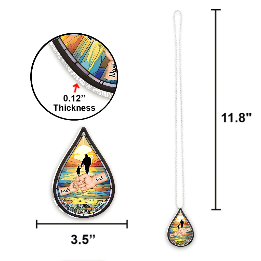 Until We Meet Again - Personalized Memorial Car Ornament