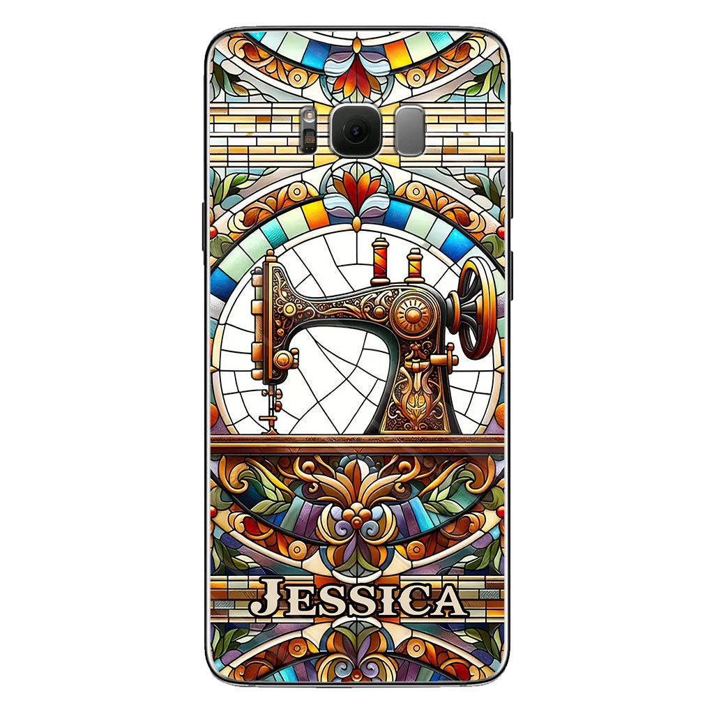Colorful Sewing Machine - Personalized Sewing Phone Case