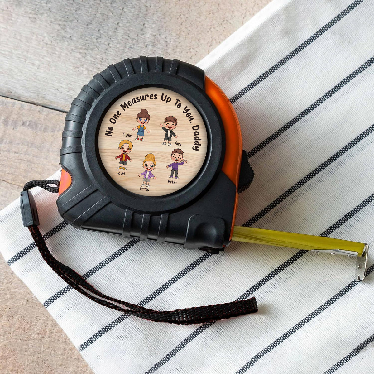 This Daddy Belongs To - Personalized Father Measure Tape