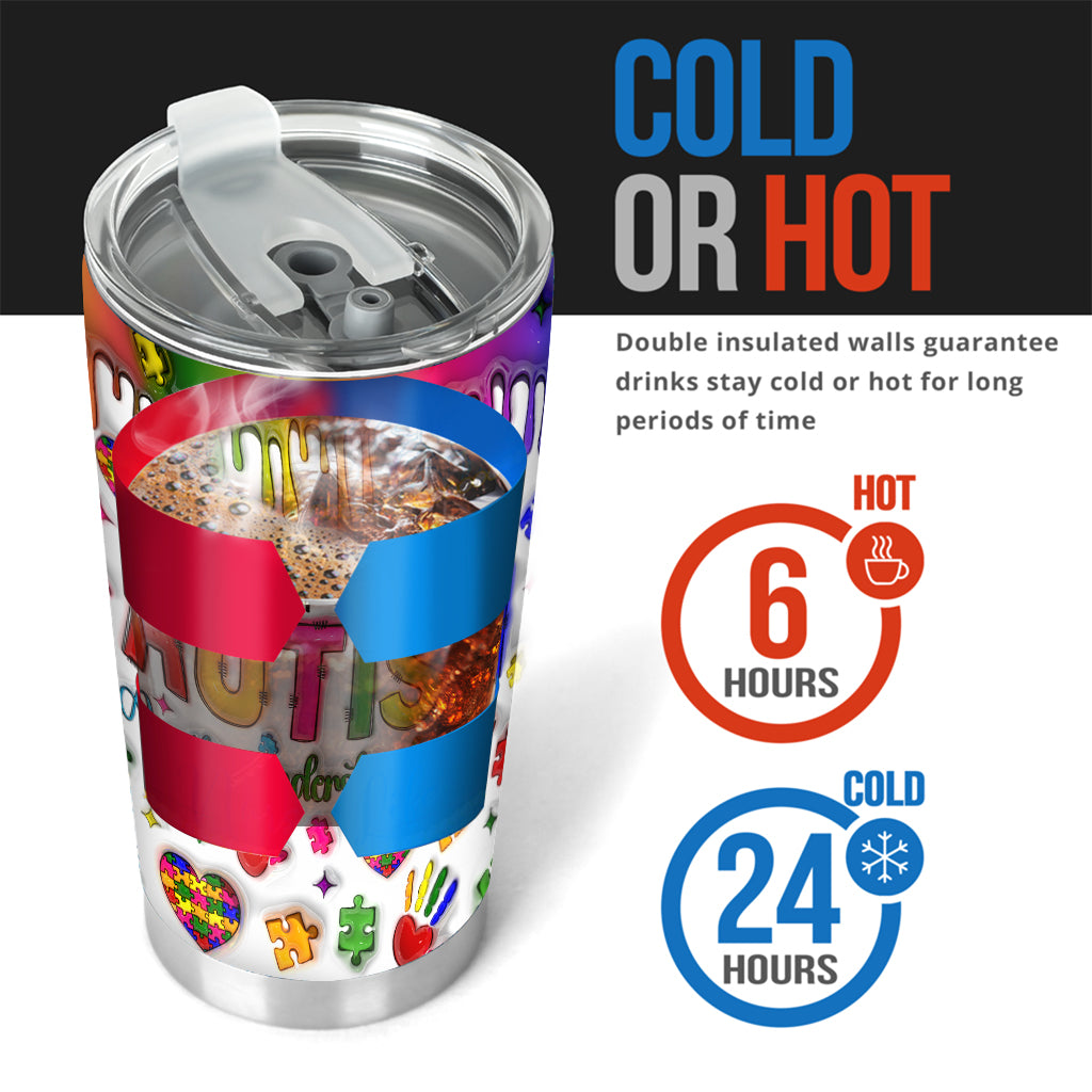 Autism Awareness - Personalized Autism Awareness Tumbler