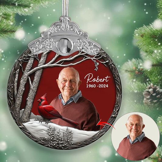 In Loving Memory - Personalized Memorial Vintage Ornament