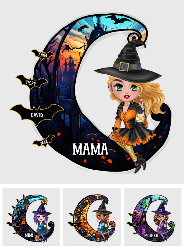 Spooky Mom - Personalized Mother Decal Full