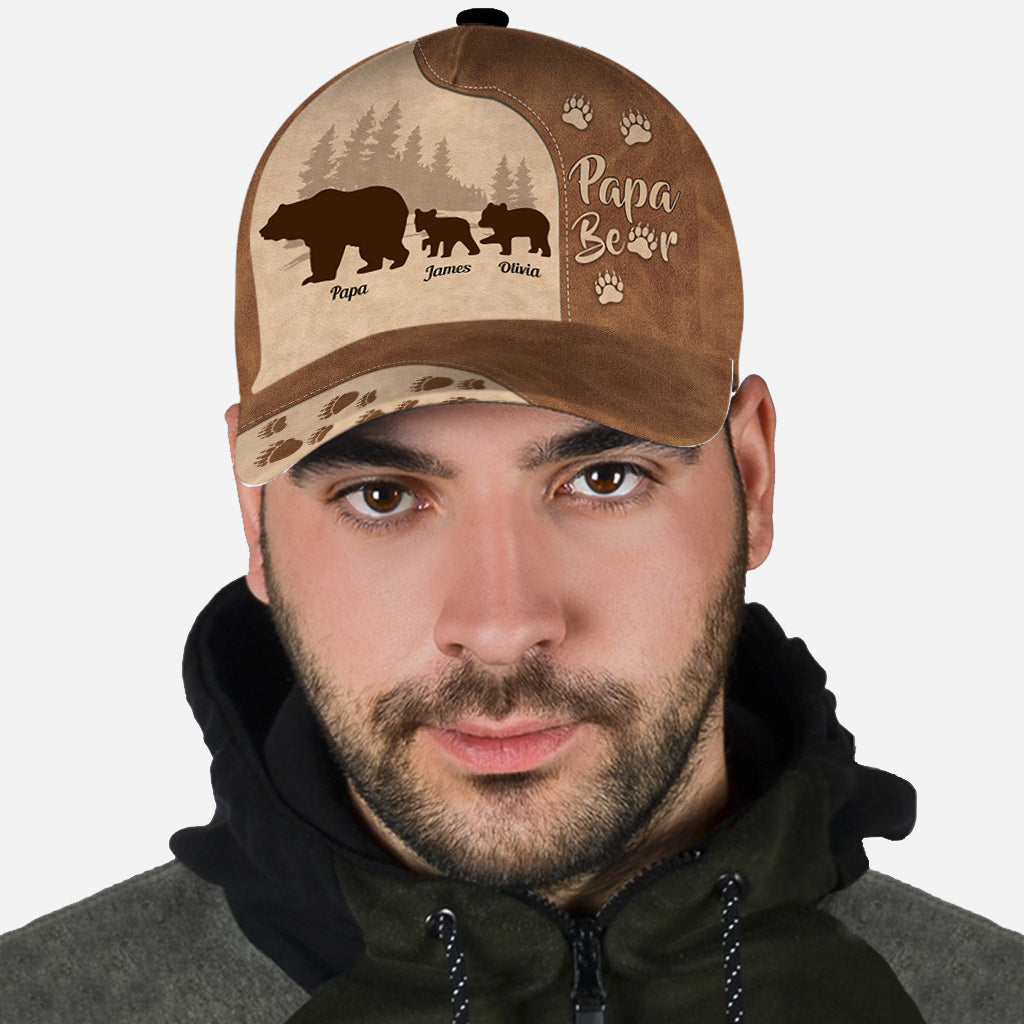 Papa Bear - Personalized Father Classic Cap