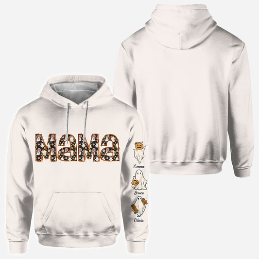 Spooky Mama Grandma - Personalized Mother All Over Shirt