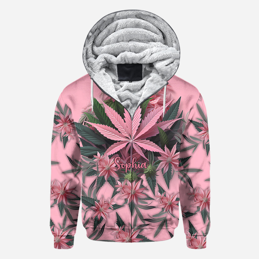 Pink Stoner Chick - Personalized Weed All Over Shirt