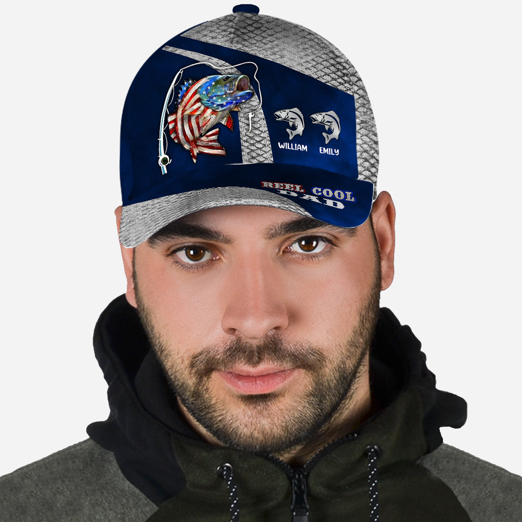 Reel Cool Dad Just Ask - Personalized Fishing Classic Cap