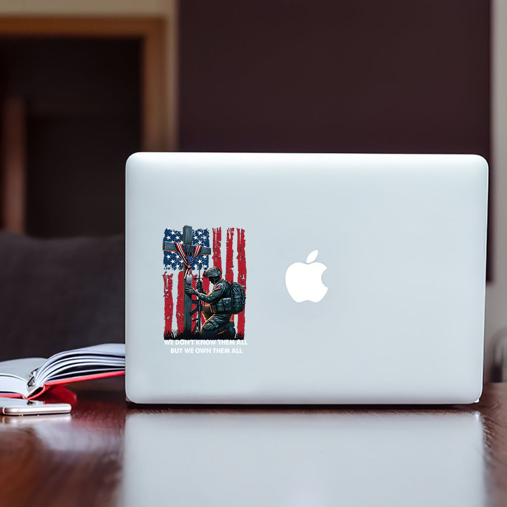 We Own Them Eveything - Veteran Decal Full
