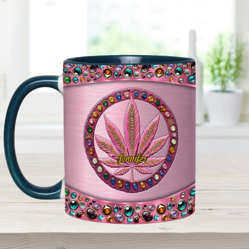 Stoner Chick - Personalized Weed Accent Mug